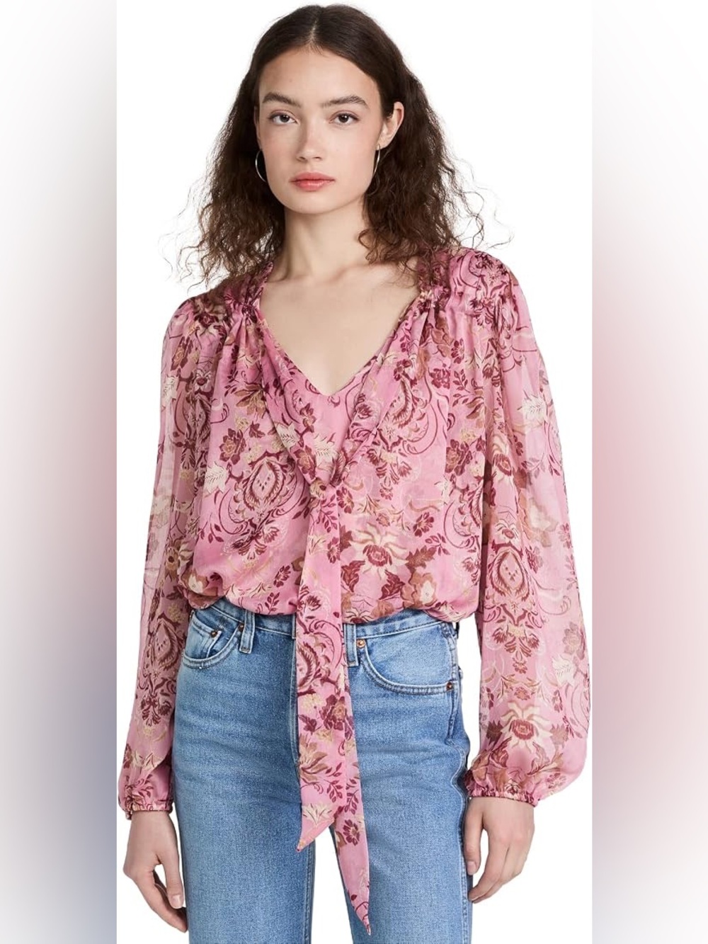 MISA LA $285 • 19” PTP / small • Ceyla Chiffon Top, fall 2022